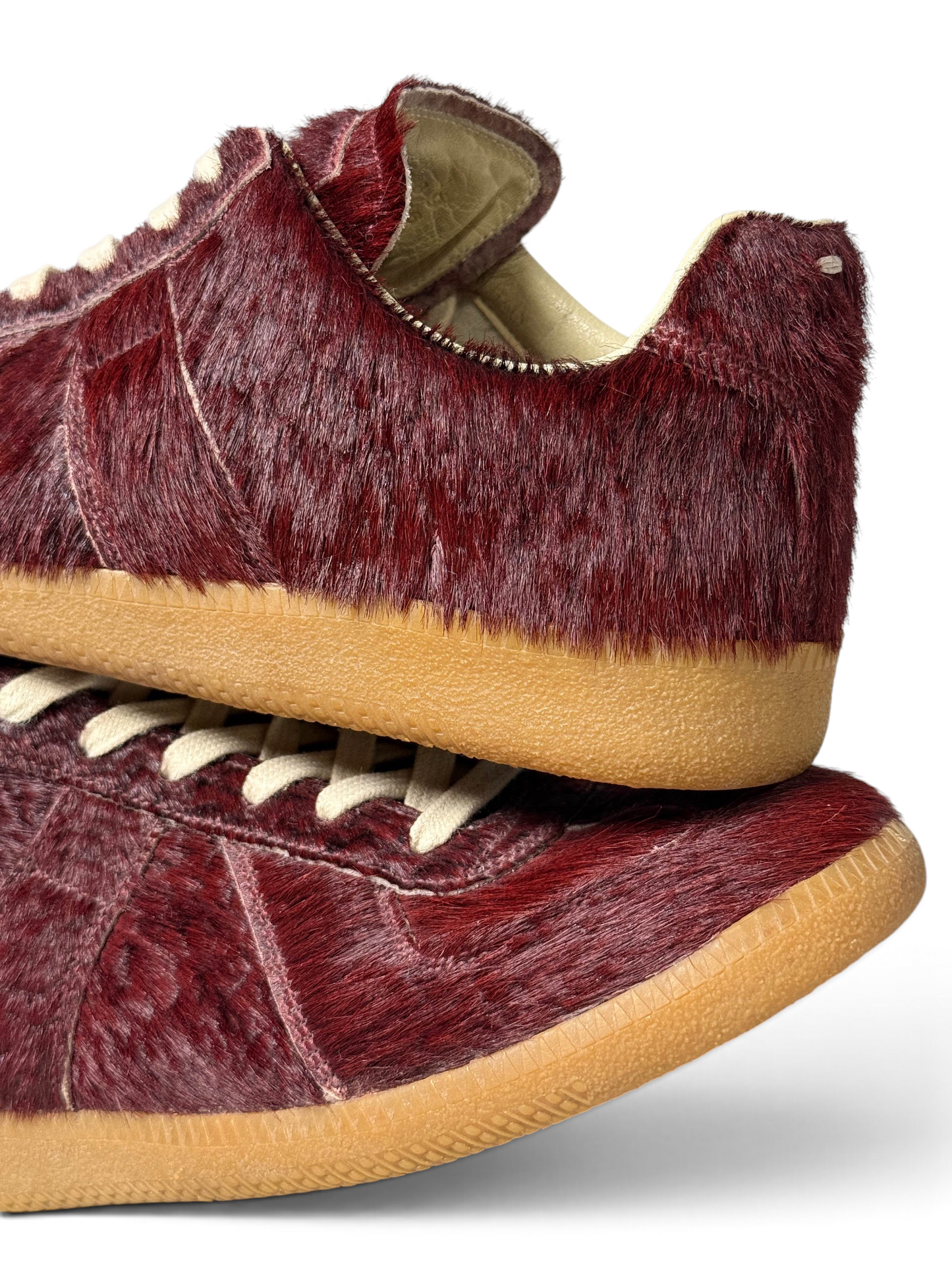 Maison Margiela Sample Pony Hair Burgundy GAT (40)