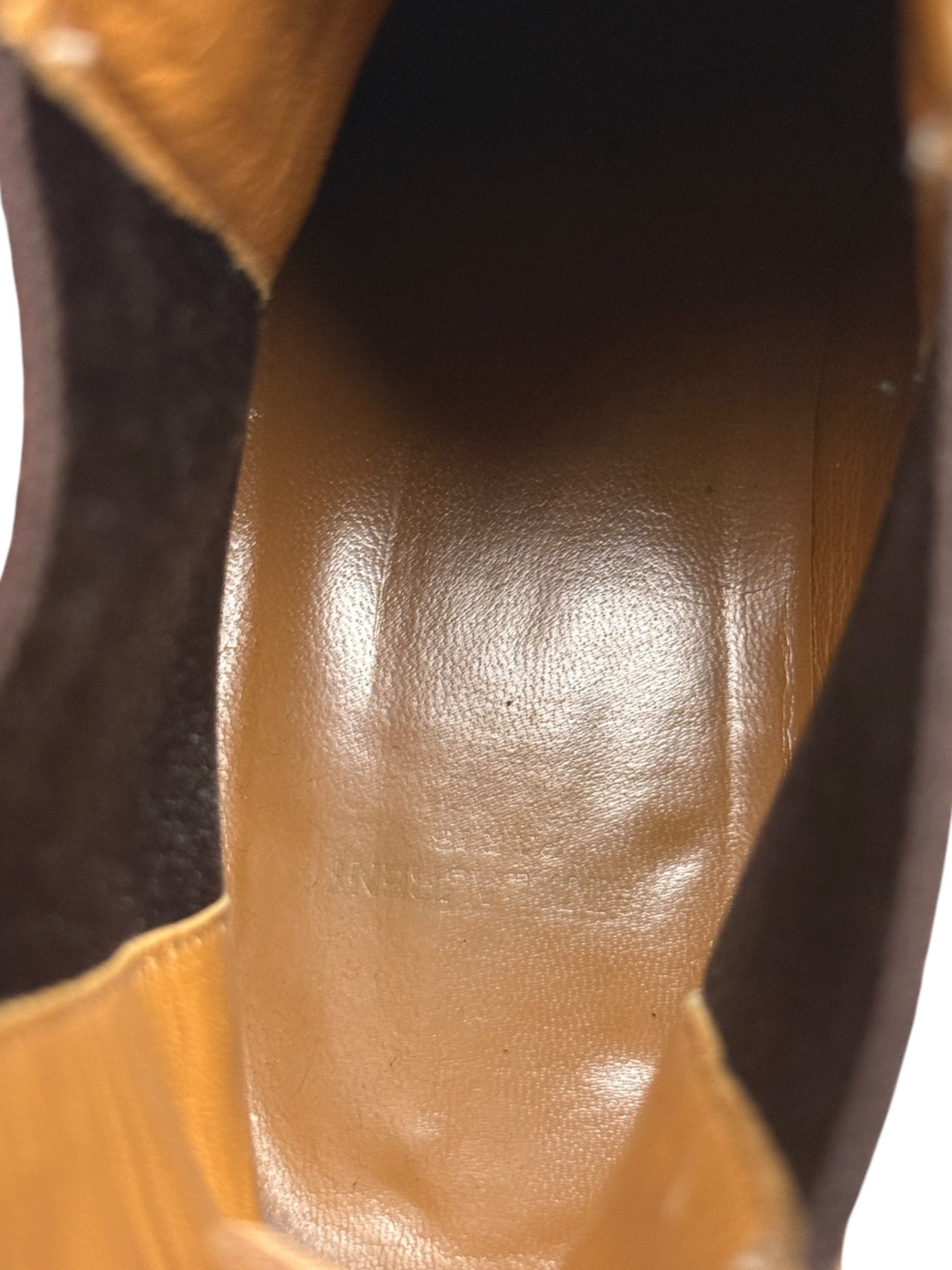 Saint Laurent Wyatt Chelsea Boots Brown Suede (43.5)