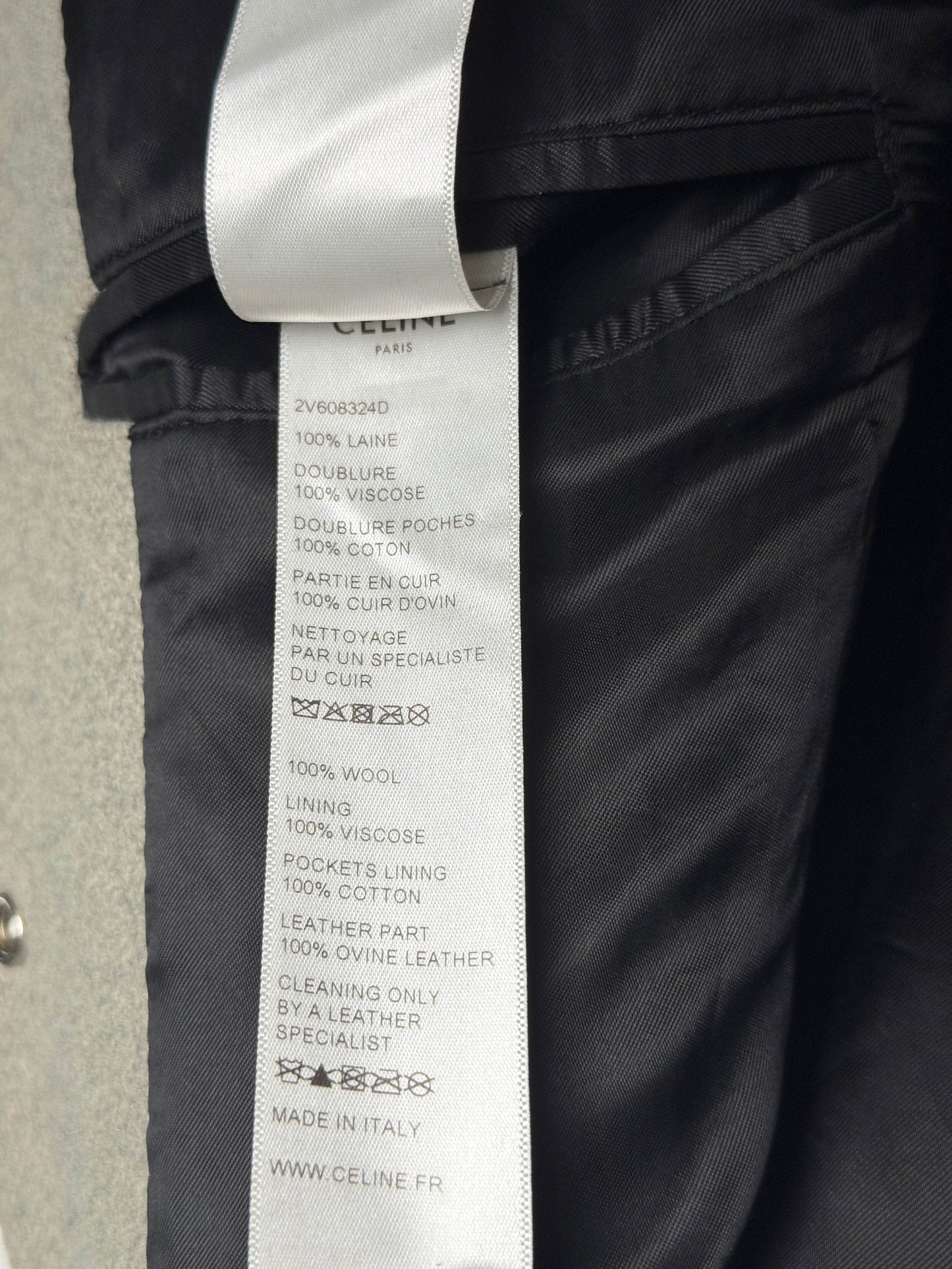 Celine FW19 "Unlock Your Fantasies" Teddy Jacket (S)