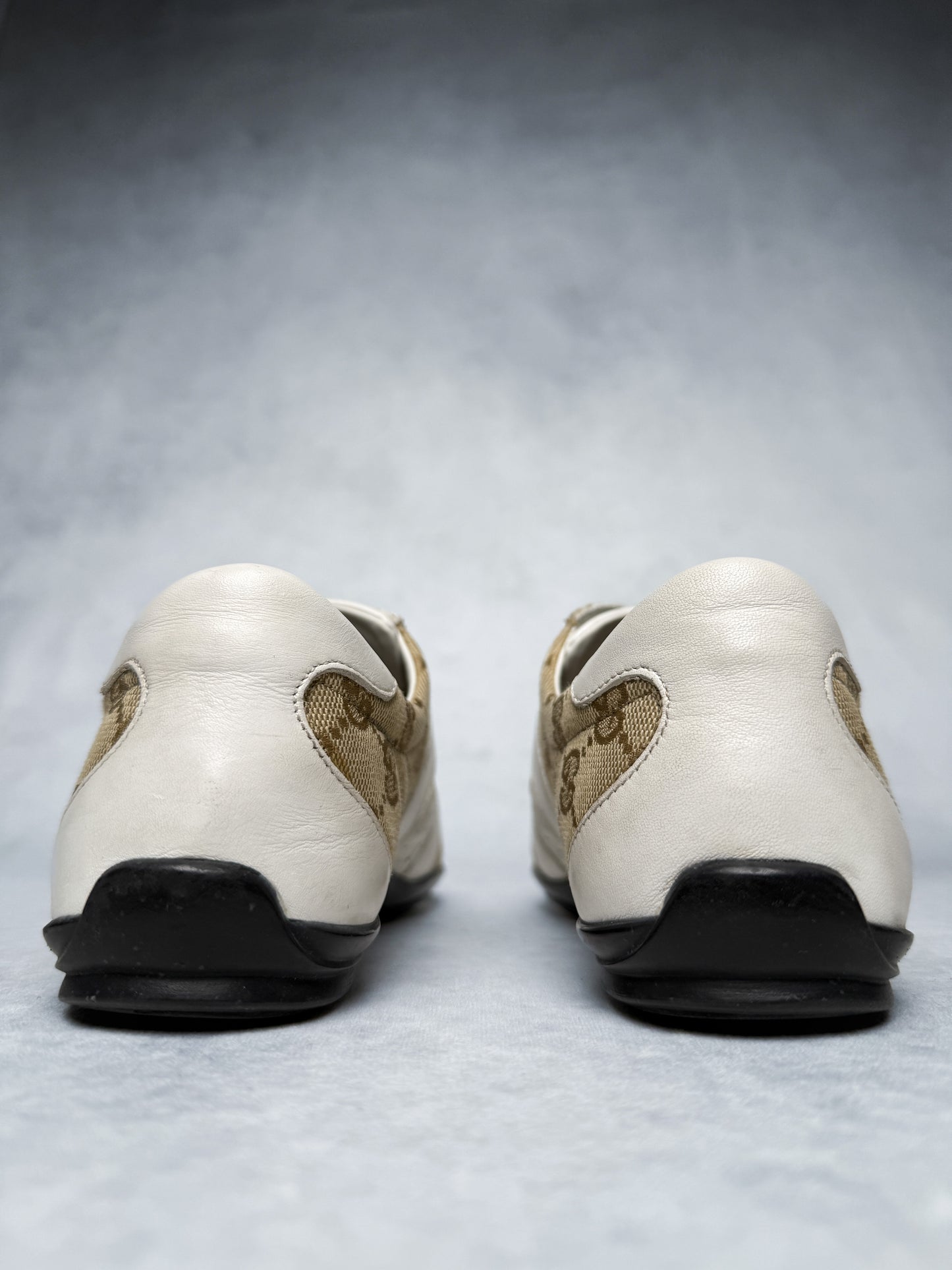 Gucci Vintage Monogram Sneaker Leather/Canvas White (37.5)
