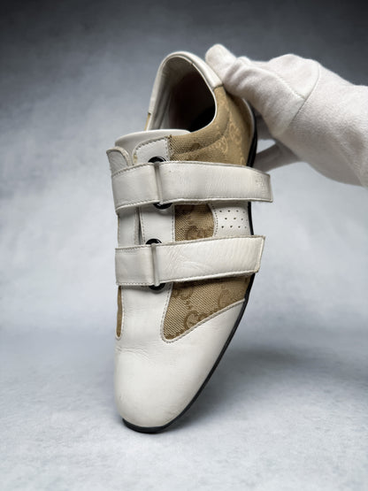Gucci Vintage Monogram Sneaker Leather/Canvas White (37.5)