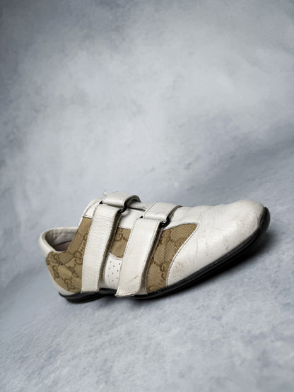 Gucci Vintage Monogram Sneaker Leather/Canvas White (37.5)