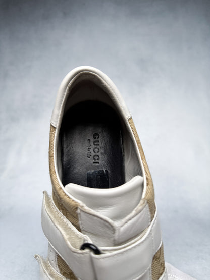Gucci Vintage Monogram Sneaker Leather/Canvas White (37.5)