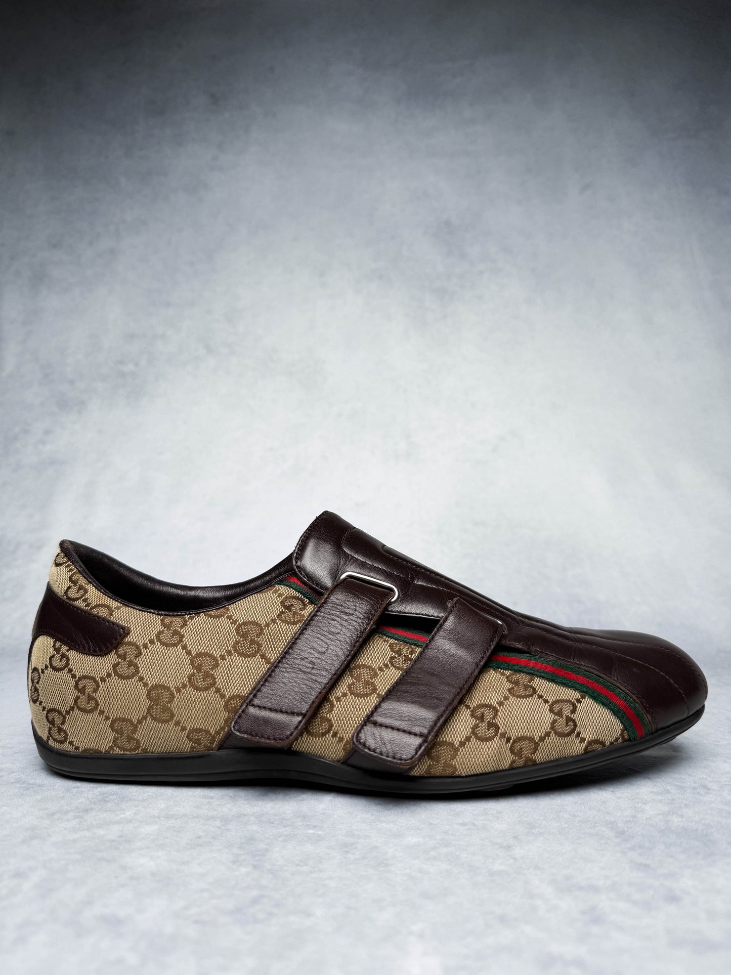 Gucci Vintage Monogram Sneaker Leather/Canvas Brown (45)