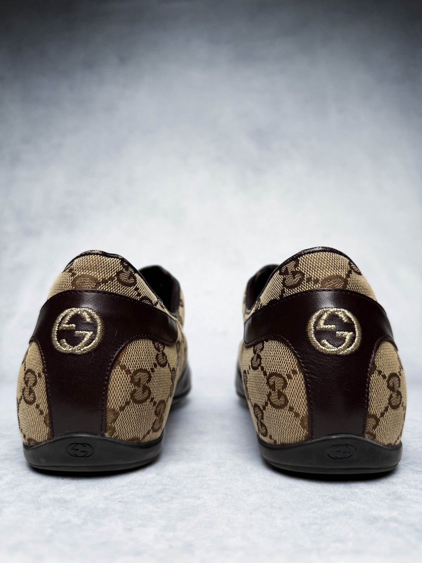 Gucci Vintage Monogram Sneaker Leather/Canvas Brown (45)