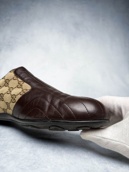 Gucci Vintage Monogram Sneaker Leather/Canvas Brown (45)