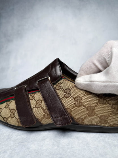 Gucci Vintage Monogram Sneaker Leather/Canvas Brown (45)
