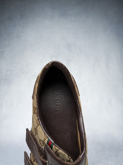 Gucci Vintage Monogram Sneaker Leather/Canvas Brown (45)