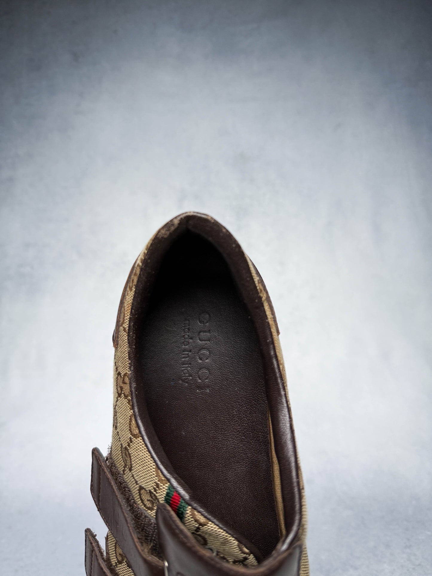 Gucci Vintage Monogram Sneaker Leather/Canvas Brown (45)