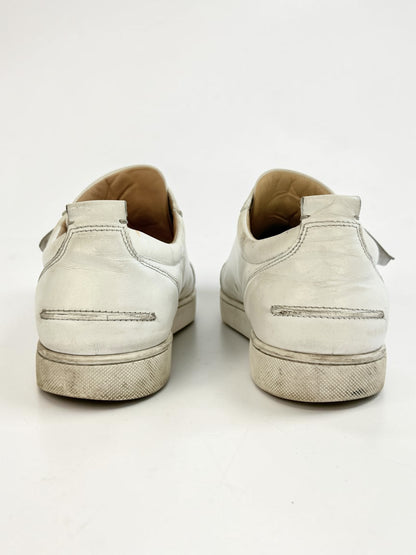 Christian Louboutin Triple Velcro Strap Sneakers White (43)