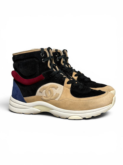 Chanel Runner High-Top Suede Multicolor (42)