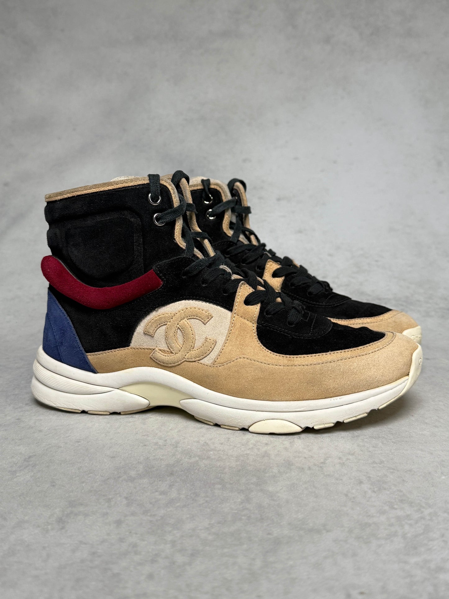 Chanel Runner High-Top Suede Multicolor (42)