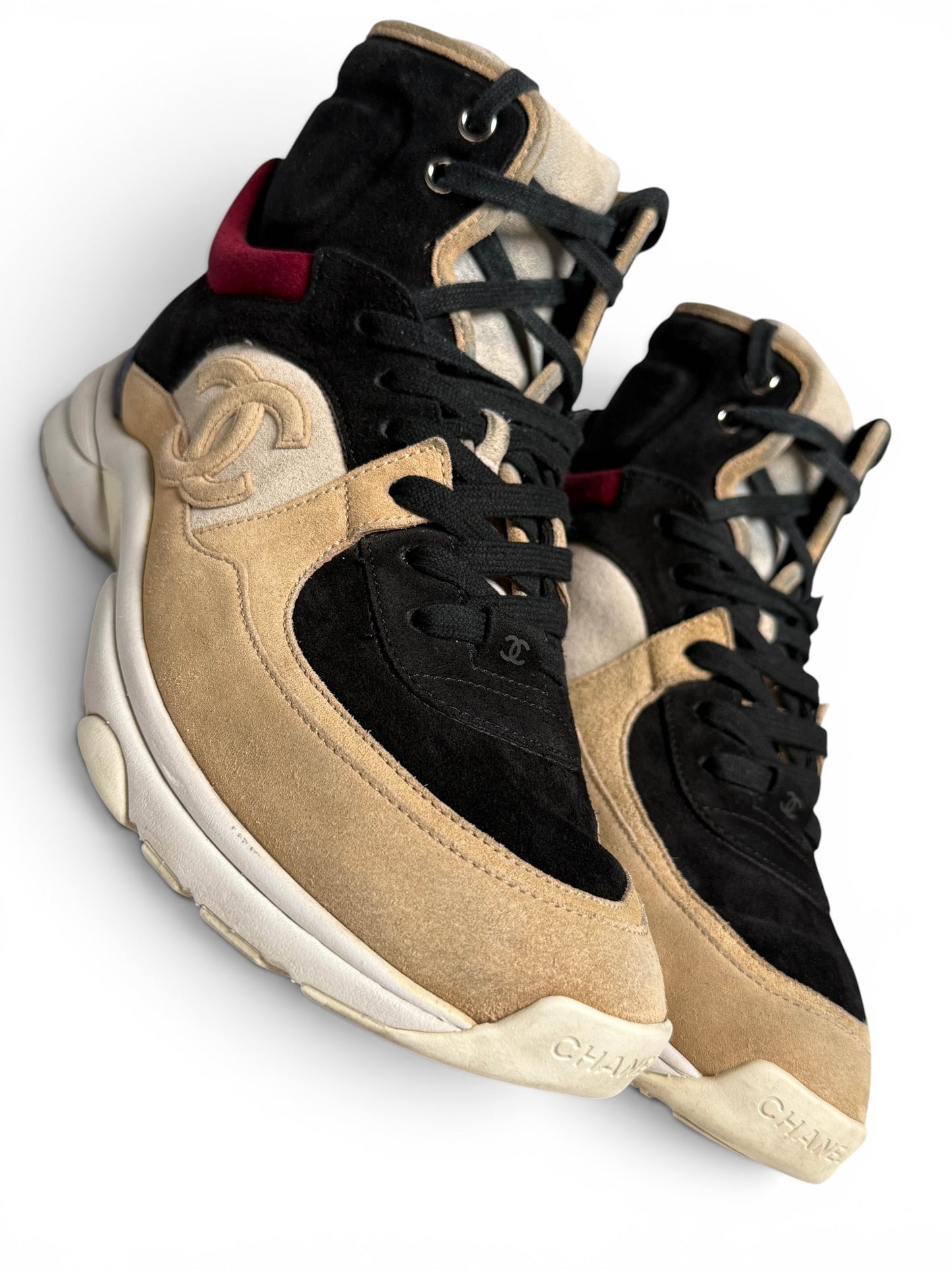 Chanel Runner High-Top Suede Multicolor (42)