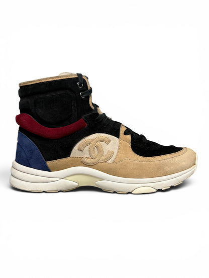 Chanel Runner High-Top Suede Multicolor (42)