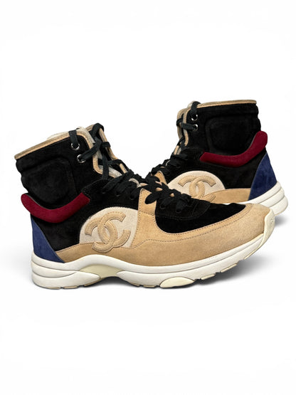 Chanel Runner High-Top Suede Multicolor (42)