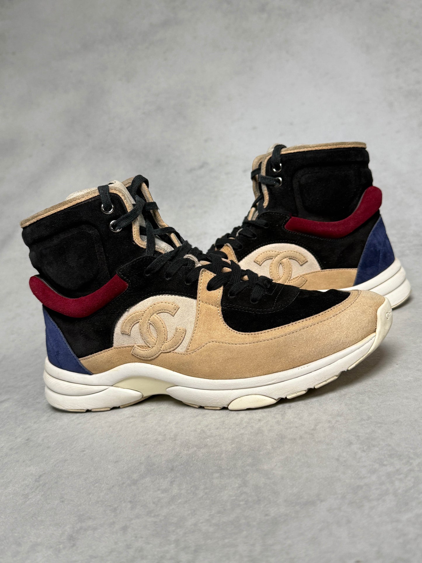 Chanel Runner High-Top Suede Multicolor (42)