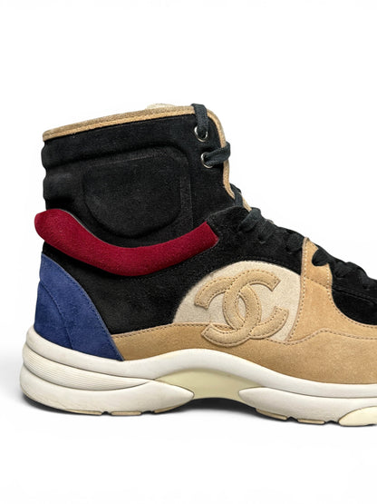 Chanel Runner High-Top Suede Multicolor (42)