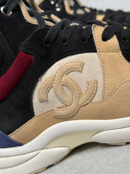 Chanel Runner High-Top Suede Multicolor (42)