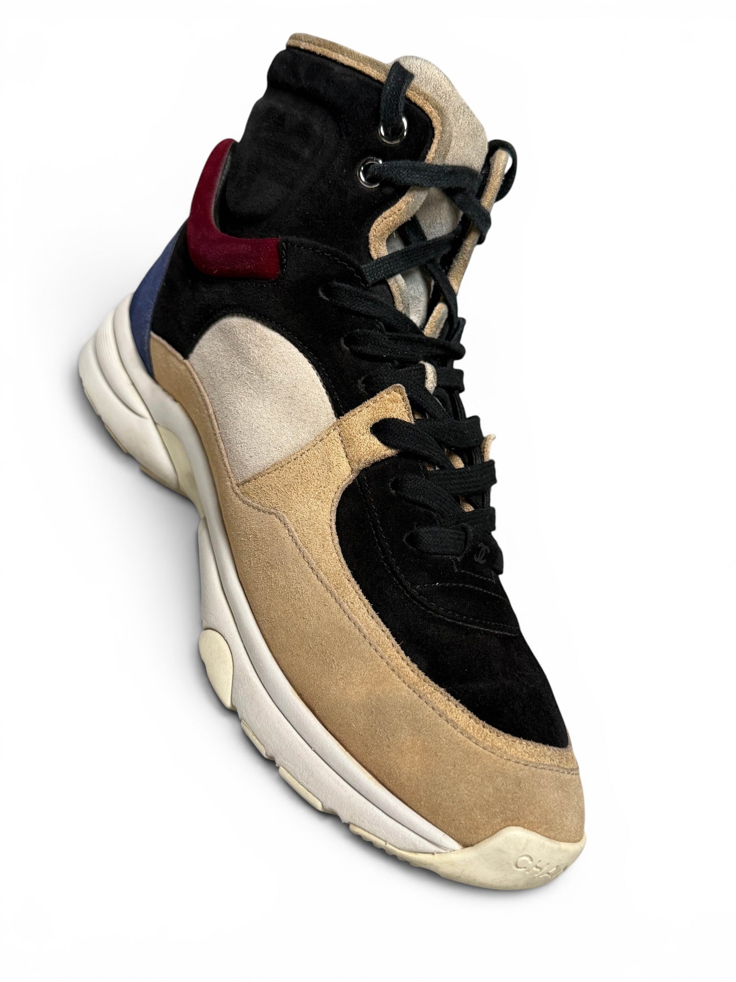 Chanel Runner High-Top Suede Multicolor (42)