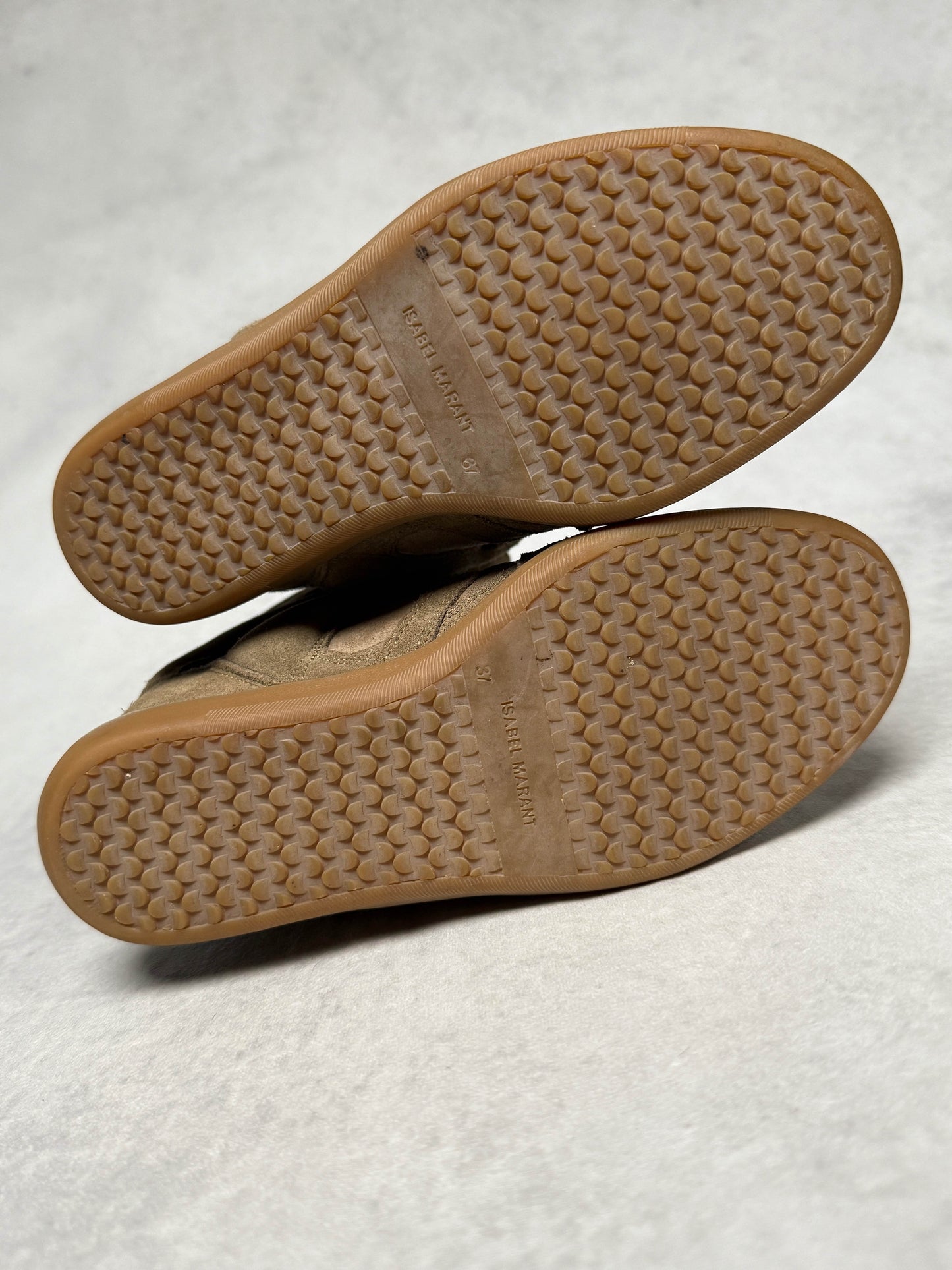 Isabel Marant Bekett Wedge Sneaker Taupe (37)