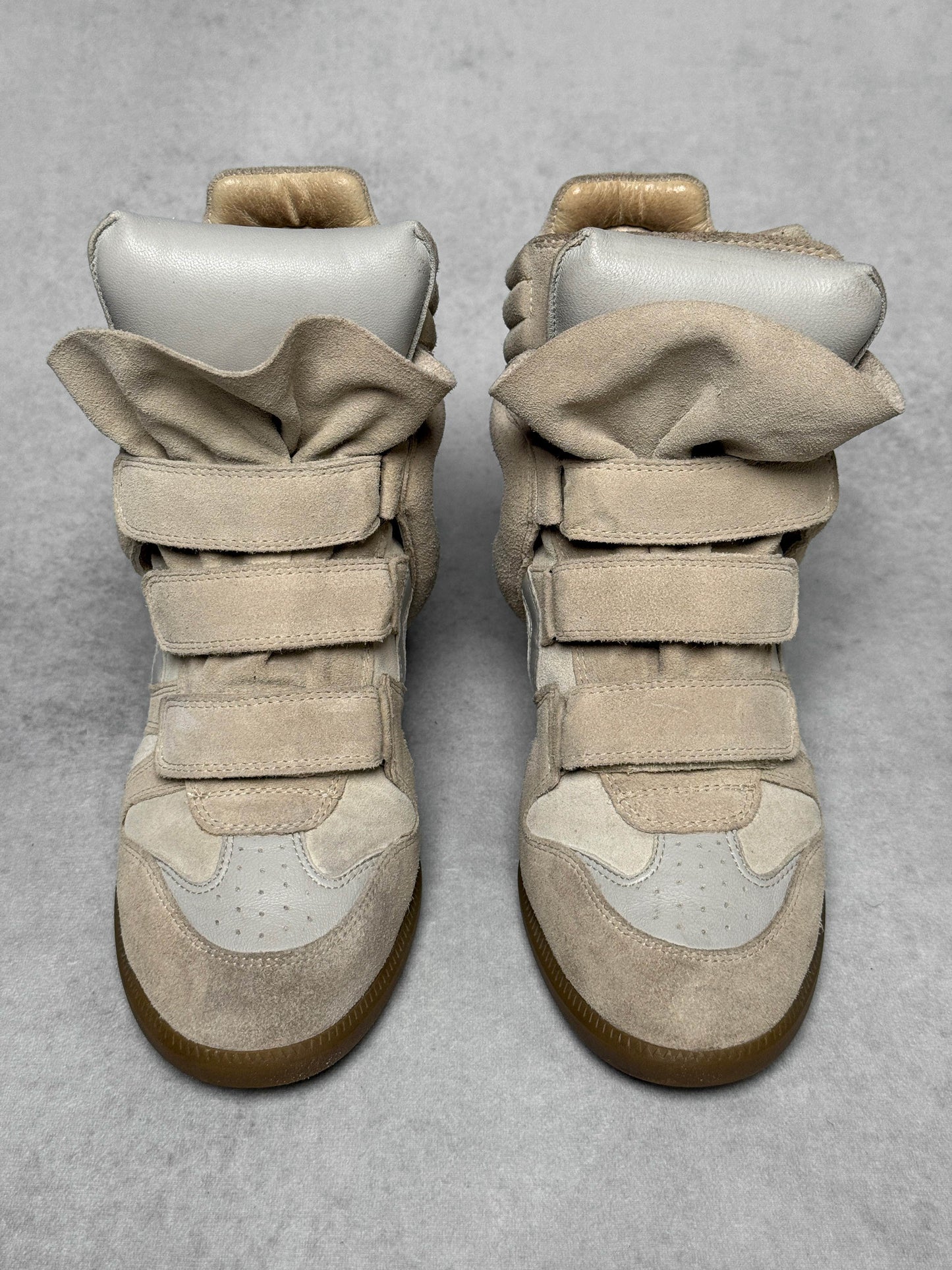 Isabel Marant Bekett Wedge Sneaker Beige/White (40)