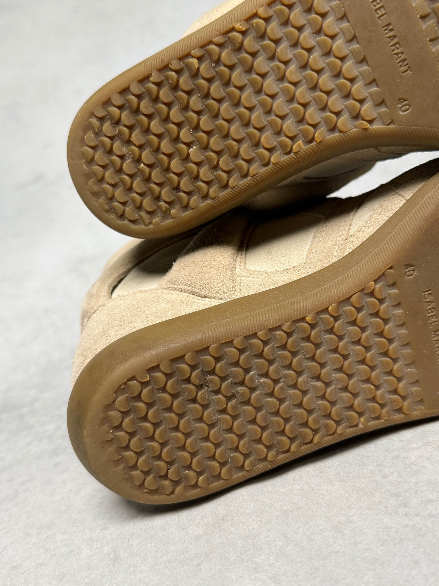 Isabel Marant Bekett Wedge Sneaker Beige/White (40)