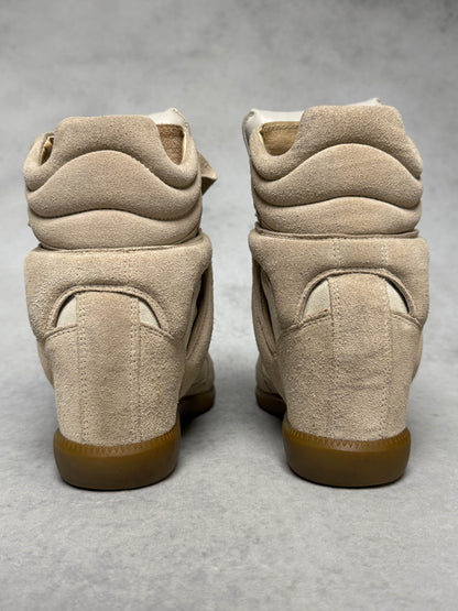 Isabel Marant Bekett Wedge Sneaker Beige/White (40)