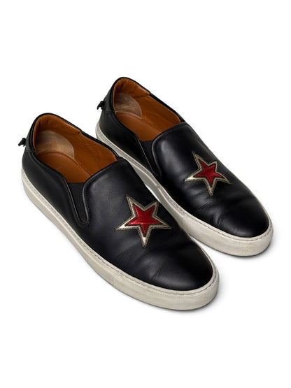 Givenchy Star Leather Slip-On Sneakers (44)