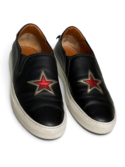 Givenchy Star Leather Slip-On Sneakers (44)