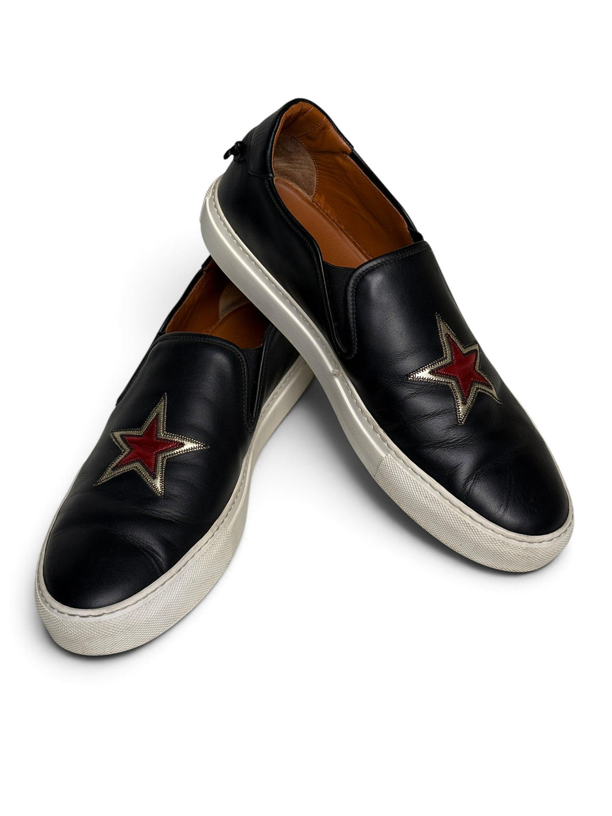 Givenchy Star Leather Slip-On Sneakers (44)
