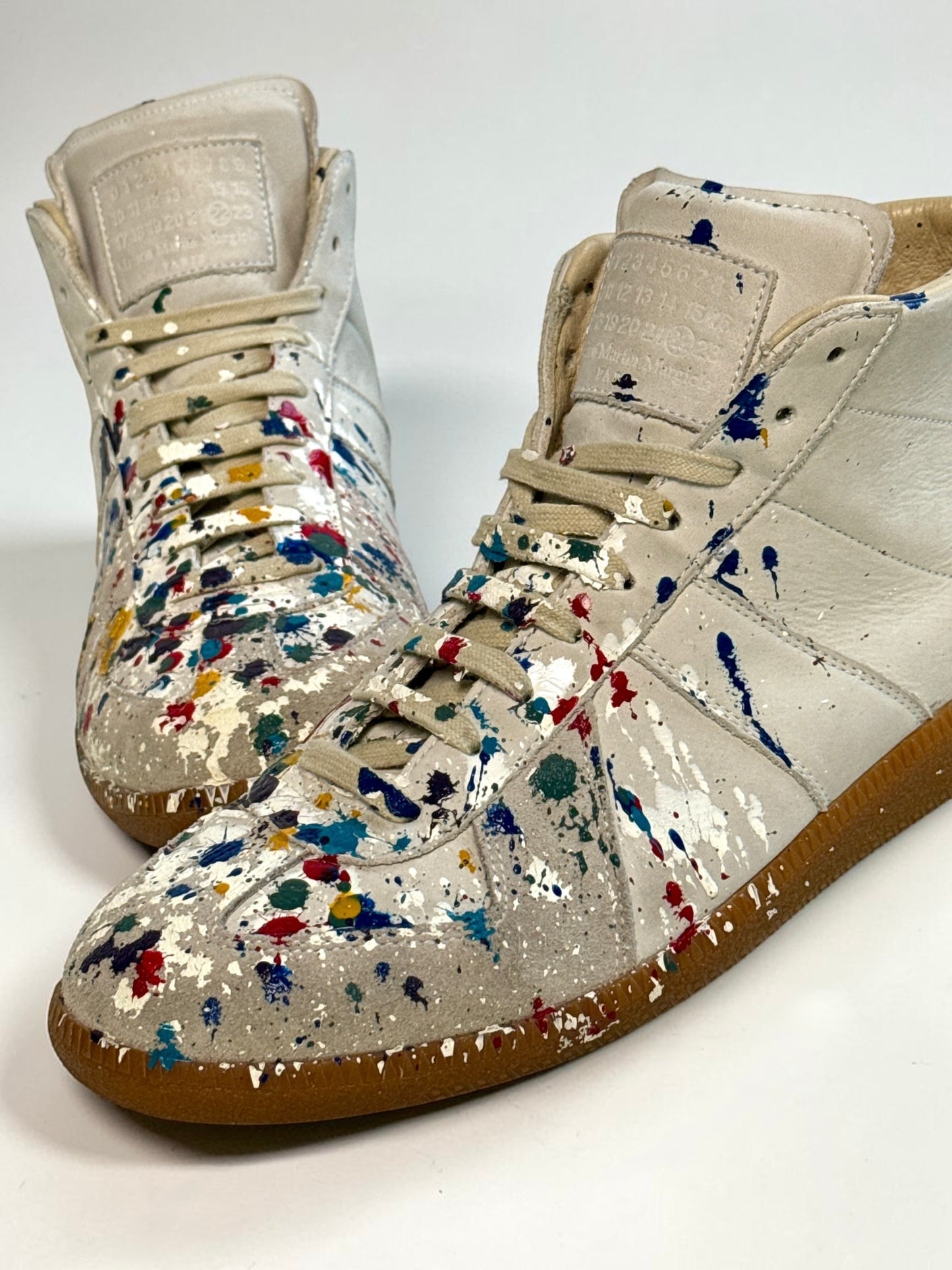Maison Margiela Hightop GATs Paint Splatter 2012 (43)