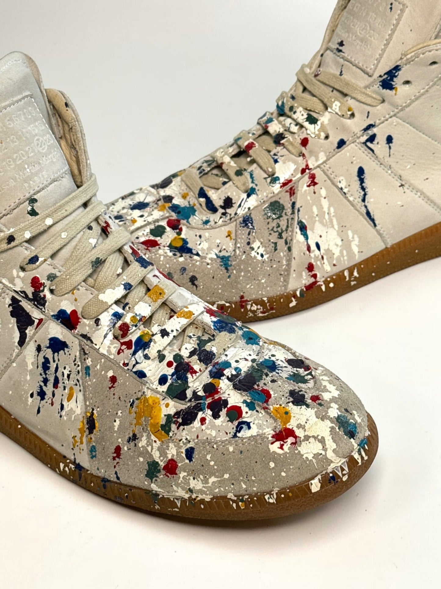 Maison Margiela Hightop GATs Paint Splatter 2012 (43)