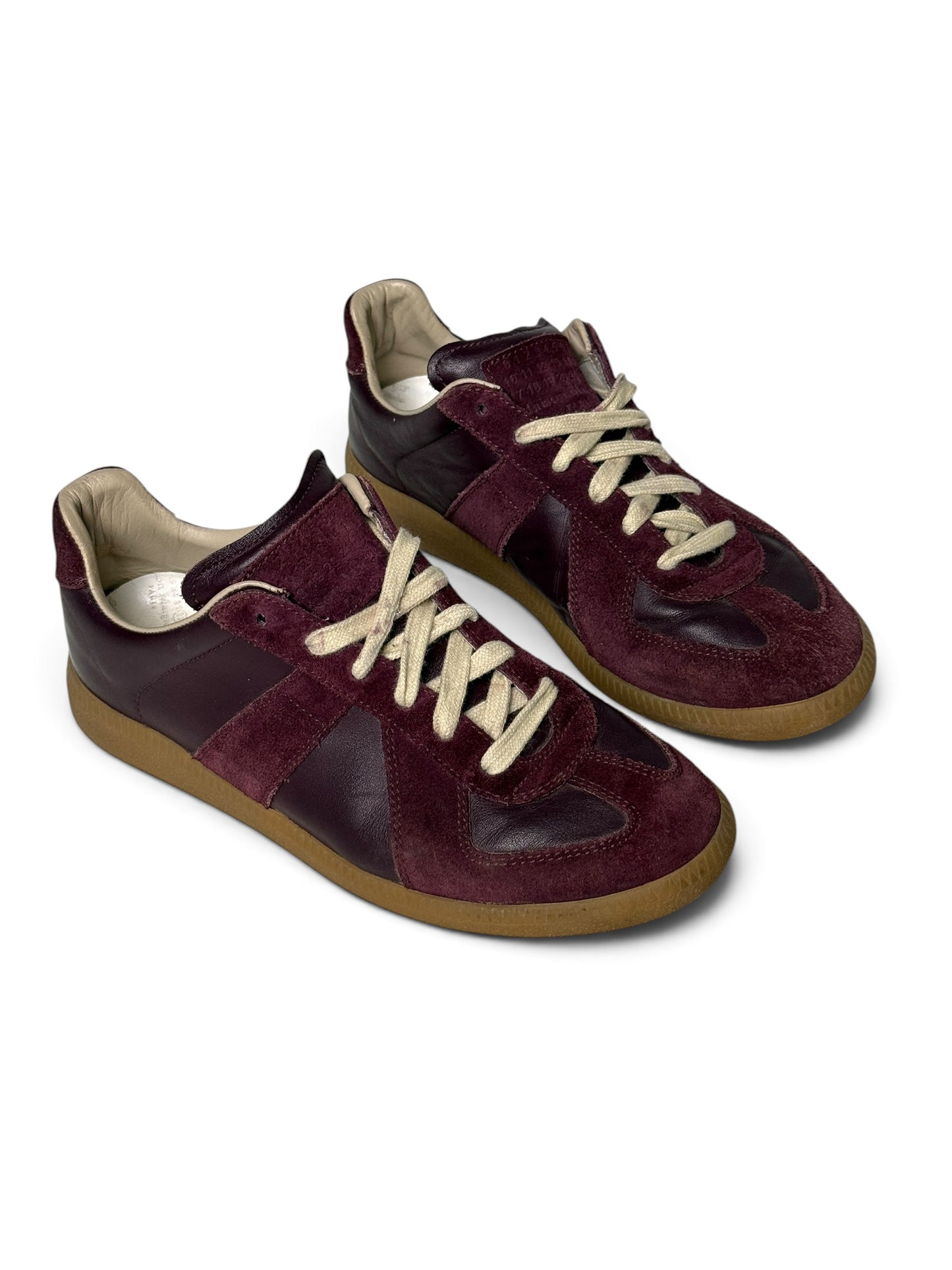Maison Margiela GATs Burgundy (37)