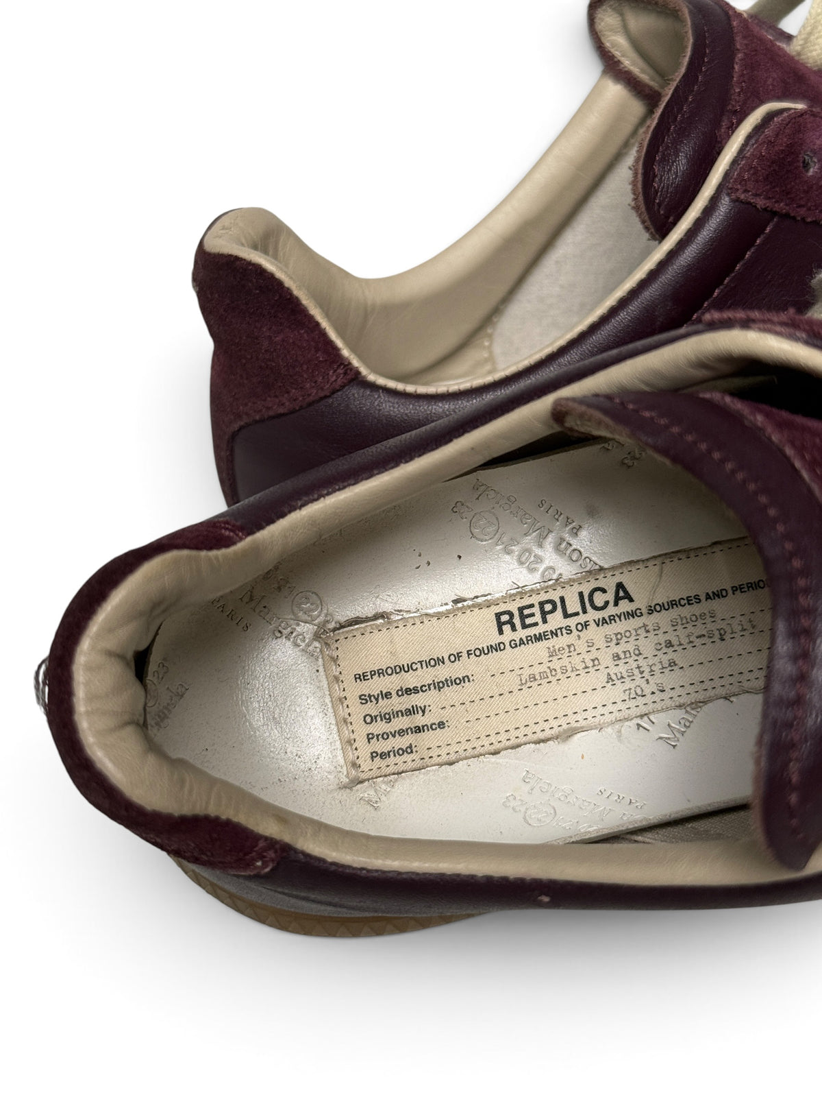Maison Margiela GATs Burgundy (37)