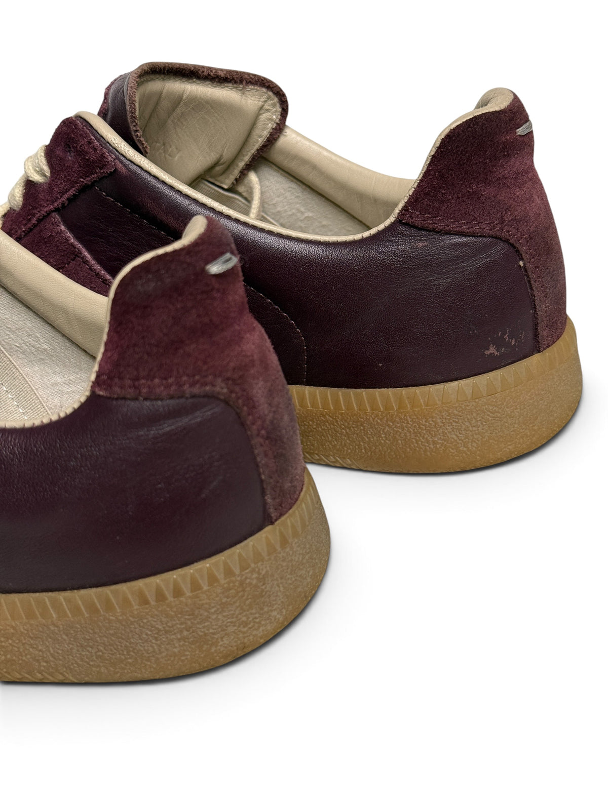 Maison Margiela GATs Burgundy (37)
