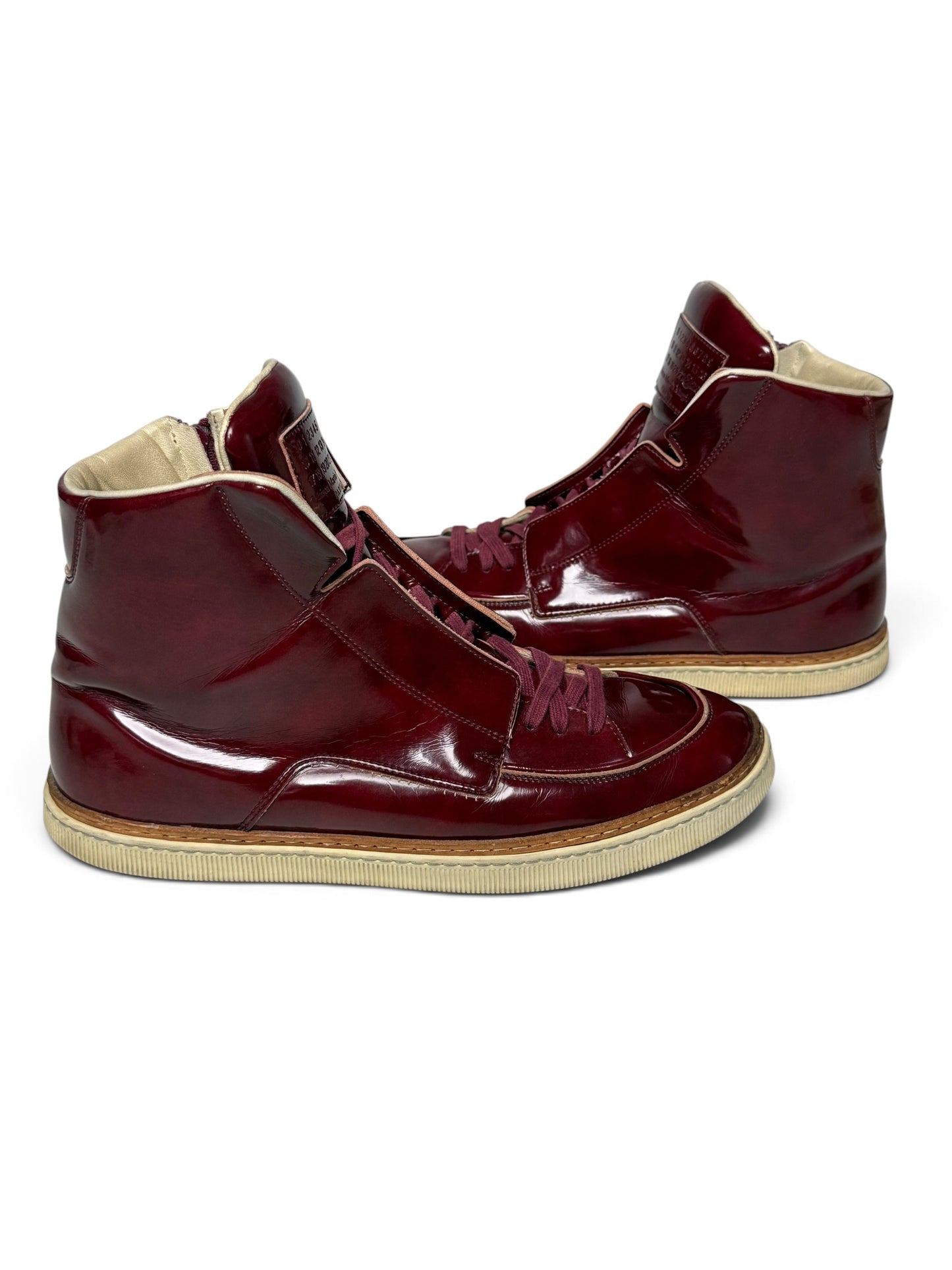 Maison Margiela 2012 Patent Leather High-Tops (44)