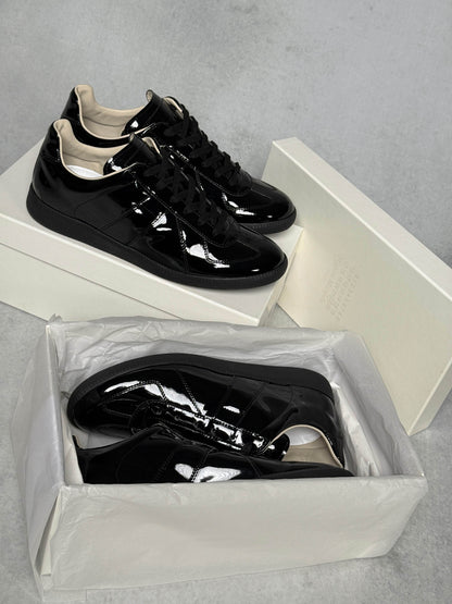 Maison Margiela Replica Low Black Patent Leather (41)