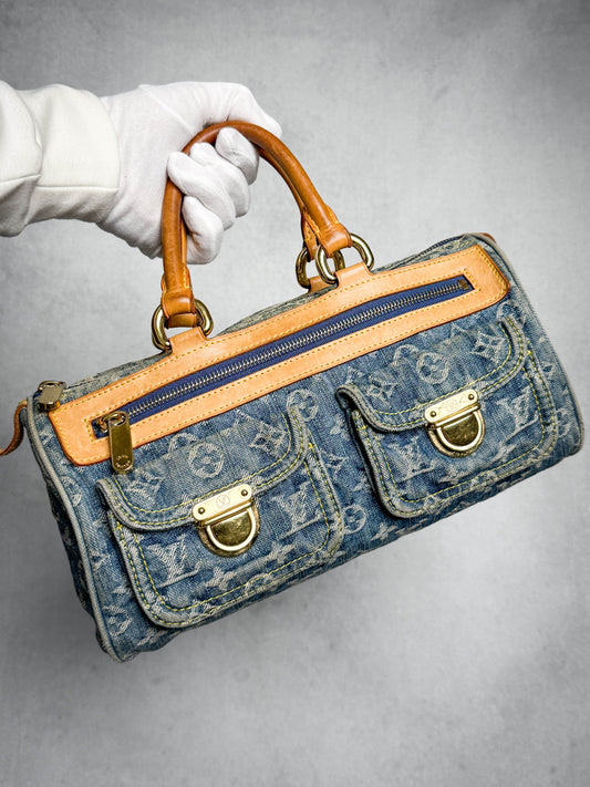 Louis Vuitton Speedy Neo Denim Bag