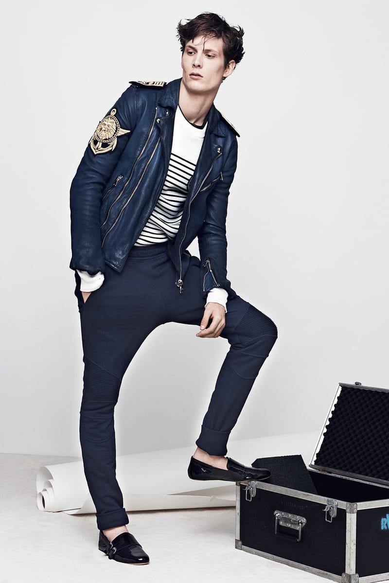 Balmain SS2014 Biker Leather Jacket (48)