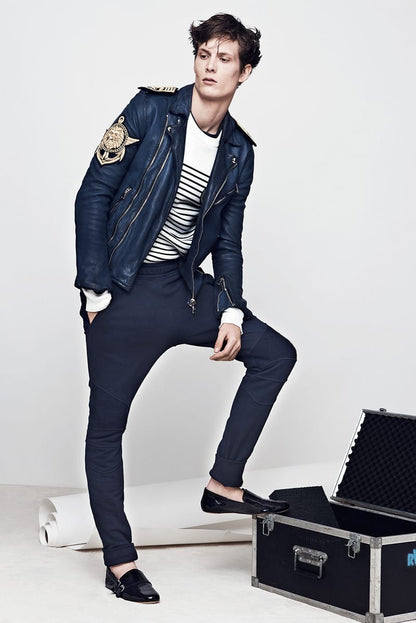 Balmain SS2014 Biker Leather Jacket (48)