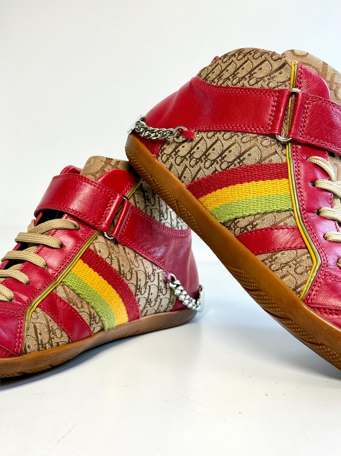FW2004 Dior Rasta Chain Sneakers (37.5)