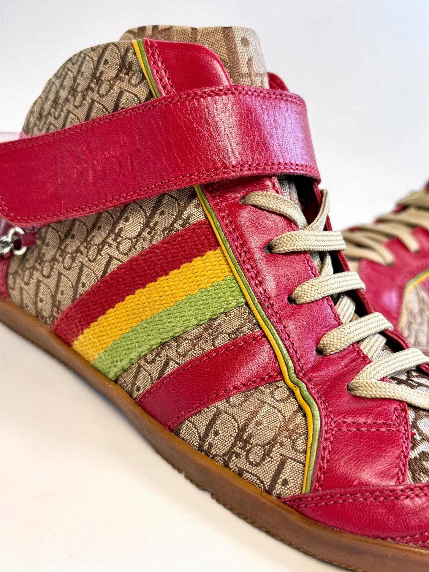 FW2004 Dior Rasta Chain Sneakers (37.5)