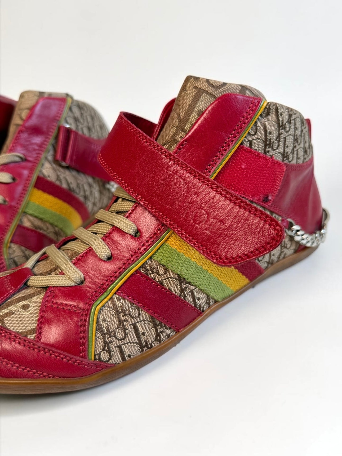 FW2004 Dior Rasta Chain Sneakers (37.5)