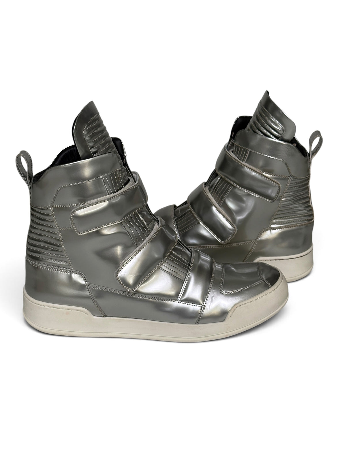 Balmain FW2014 Metallic High-Tops (44)