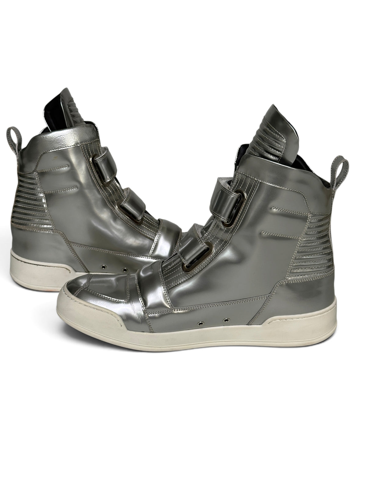 Balmain FW2014 Metallic High-Tops (44)