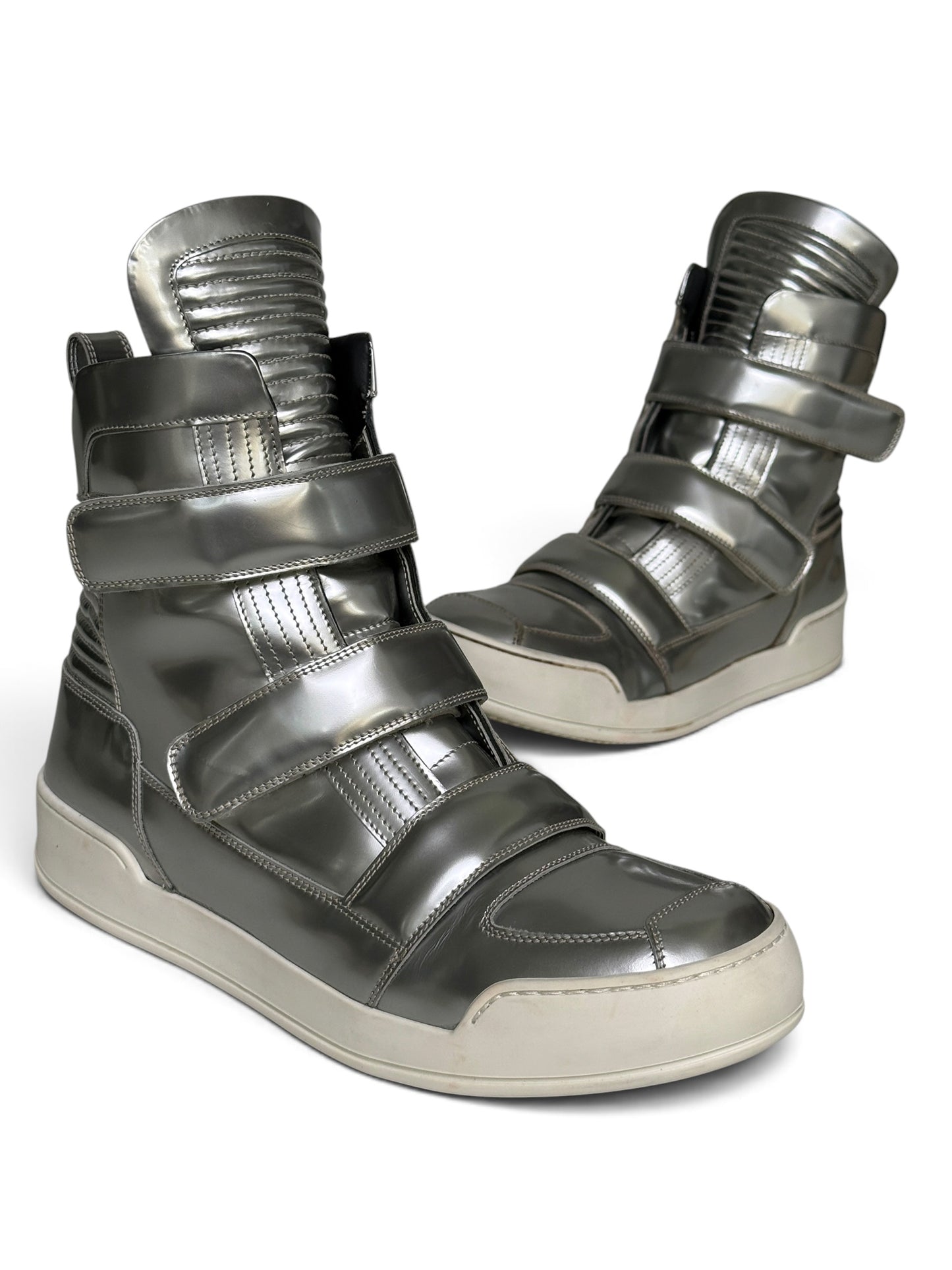 Balmain FW2014 Metallic High-Tops (44)