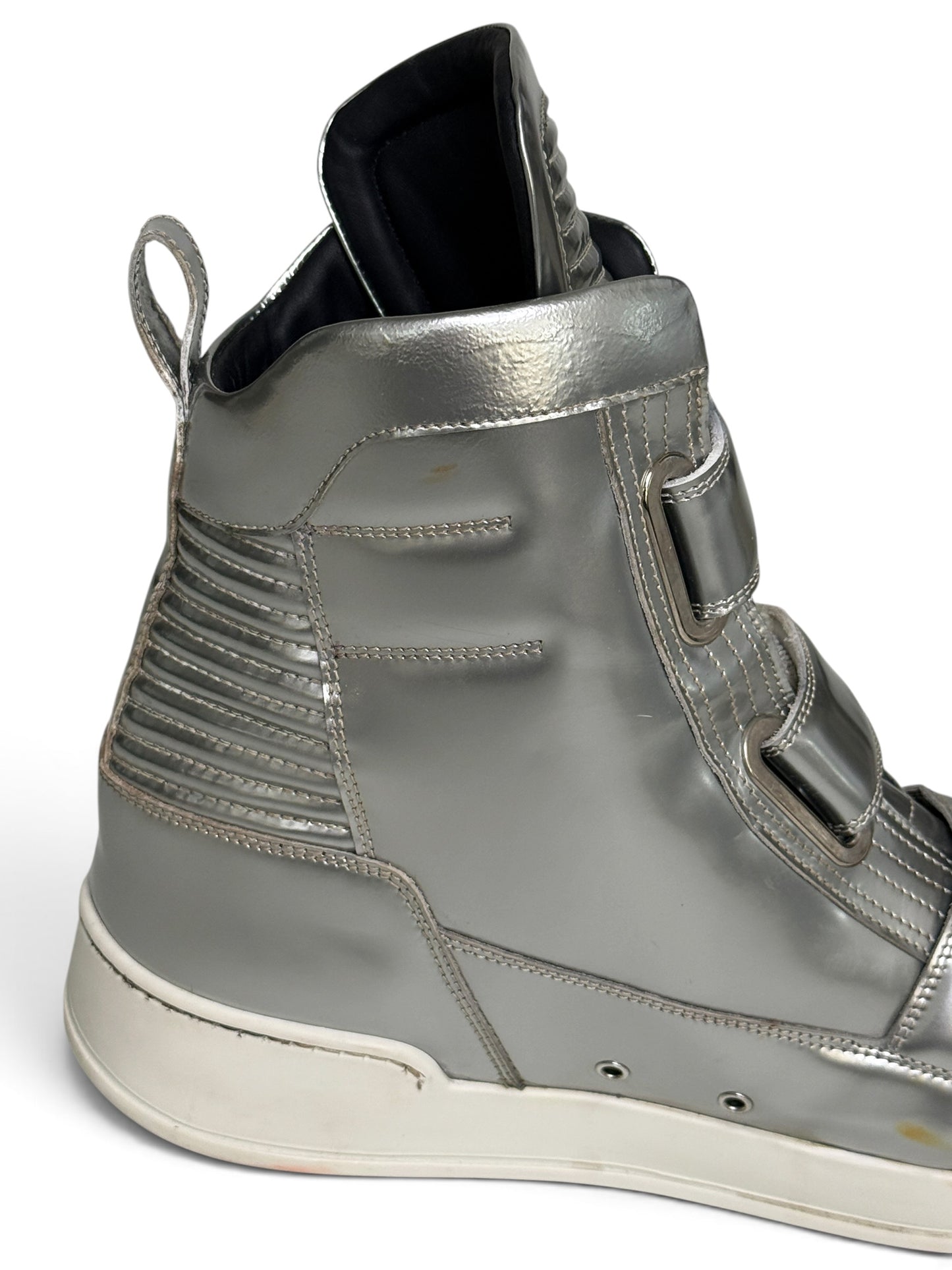 Balmain FW2014 Metallic High-Tops (44)