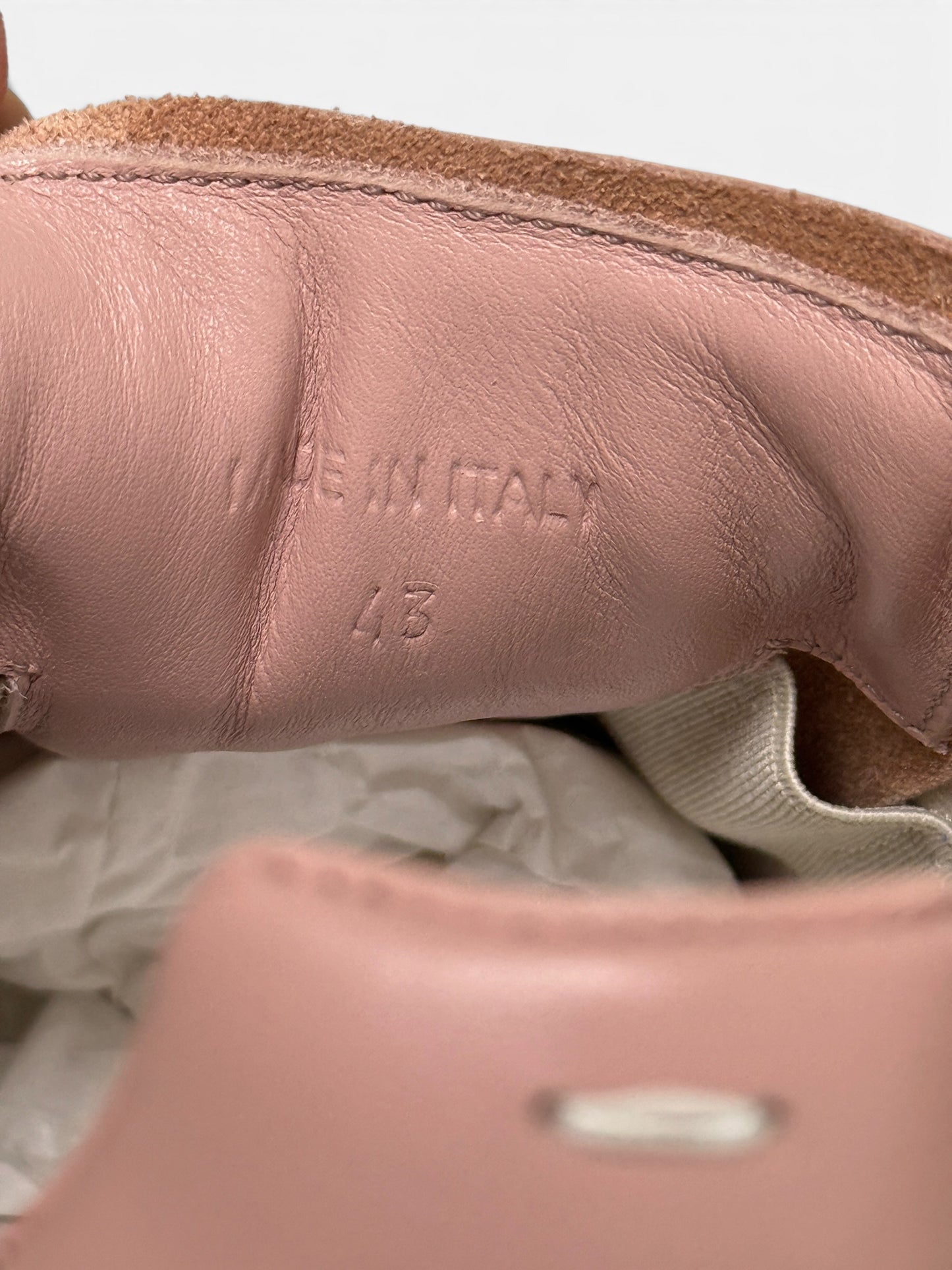 Maison Margiela Full Leather GATs Pastel Pink (43)