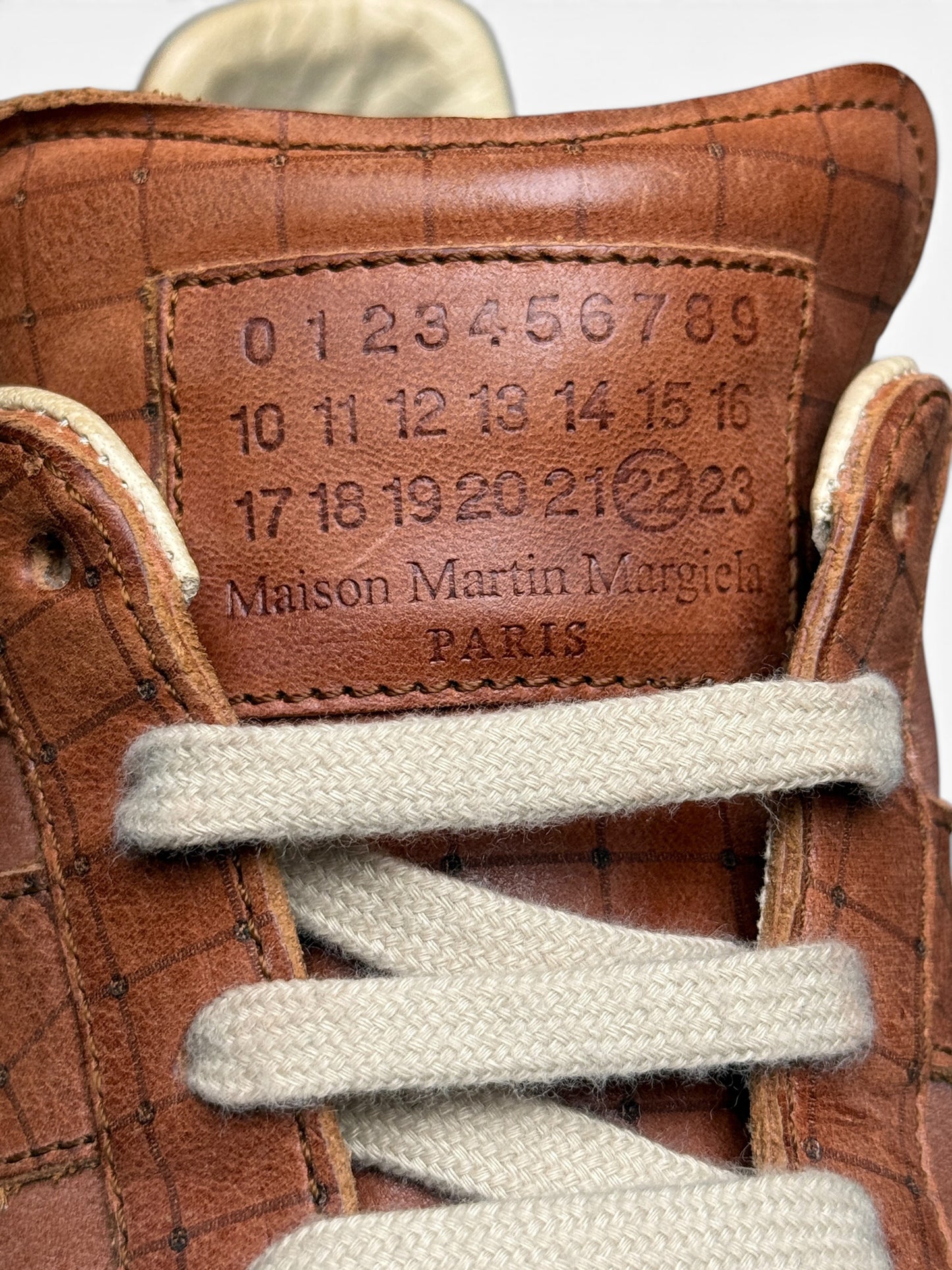 Maison Margiela 2014 Checkered GATs Brown (46)