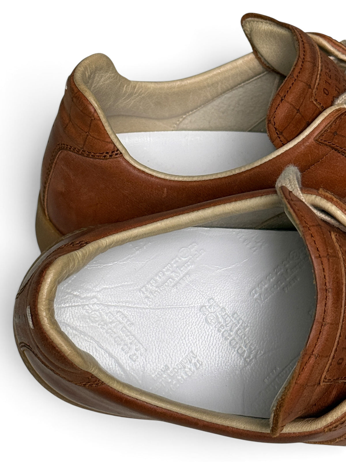 Maison Margiela 2014 Checkered GATs Brown (46)